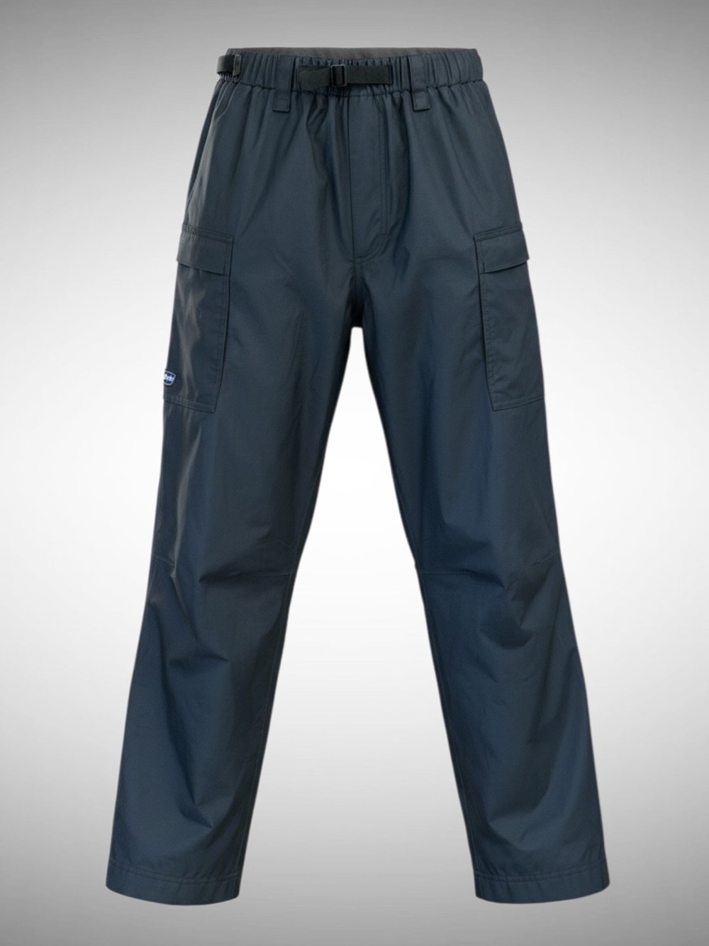 Women’s Black Elastic-Waist Track Pants